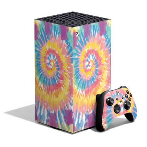 Rainbow Tie Dye XBox Series X Digital Edition Bundle Skin