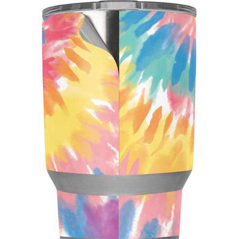 Rainbow Tie Dye Yeti 20oz Tumbler Skin