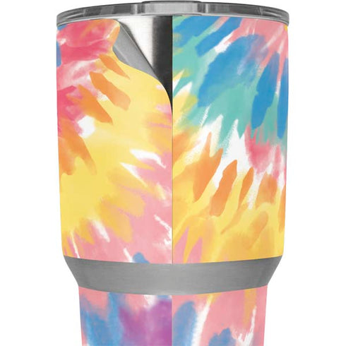 Rainbow Tie Dye Yeti 30oz Rambler Tumbler Skin