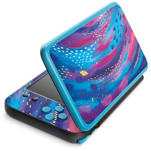 Rainbow Wave Brush Stroke by Etta Vee Nintendo Skins