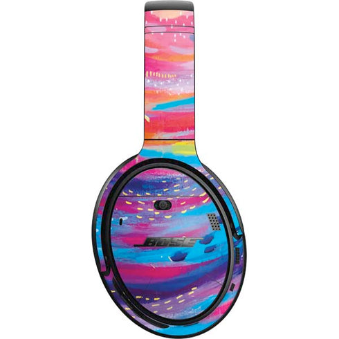 Rainbow Wave Brush Stroke by Etta Vee Bose QuietComfort 35 Headphones Skin