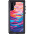 Rainbow Wave Brush Stroke by Etta Vee Galaxy Cases