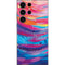 Rainbow Wave Brush Stroke by Etta Vee Galaxy Skins