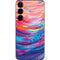 Rainbow Wave Brush Stroke by Etta Vee Galaxy S25 Plus Skin
