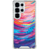 Rainbow Wave Brush Stroke by Etta Vee Galaxy S25 Ultra Clear Case
