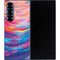 Rainbow Wave Brush Stroke by Etta Vee Galaxy Z Fold6 Skin