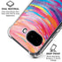 Rainbow Wave Brush Stroke by Etta Vee Google Pixel 9a Clear Case