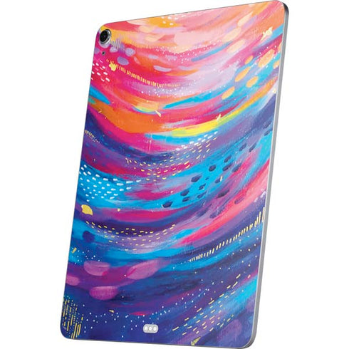 Rainbow Wave Brush Stroke by Etta Vee Apple iPad Air Skin