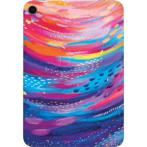 Rainbow Wave Brush Stroke by Etta Vee Apple iPad Mini Skin