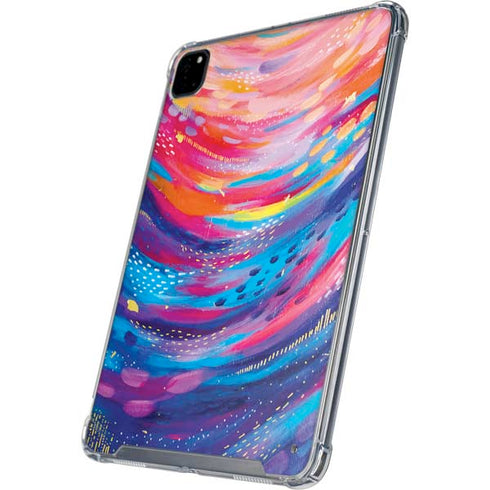 Rainbow Wave Brush Stroke by Etta Vee iPad Cases