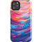 Rainbow Wave Brush Stroke by Etta Vee iPhone Cases