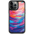Rainbow Wave Brush Stroke by Etta Vee iPhone Cases