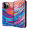 Rainbow Wave Brush Stroke by Etta Vee iPhone 15 Pro Max Folio Case