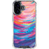 Rainbow Wave Brush Stroke by Etta Vee iPhone 16 Clear Case