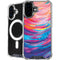 Rainbow Wave Brush Stroke by Etta Vee iPhone 16 Plus MagSafe Case