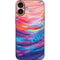 Rainbow Wave Brush Stroke by Etta Vee iPhone 16 Plus Skin
