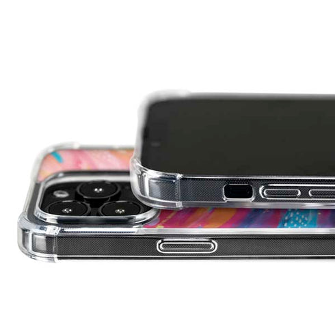 Rainbow Wave Brush Stroke by Etta Vee iPhone 16 Pro MagSafe Case