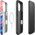 Rainbow Wave Brush Stroke by Etta Vee iPhone 16 Pro Magsafe Impact Case