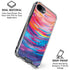 Rainbow Wave Brush Stroke by Etta Vee iPhone 16e Clear Case