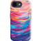 Rainbow Wave Brush Stroke by Etta Vee iPhone 16e Impact Case