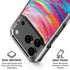 Rainbow Wave Brush Stroke by Etta Vee iPhone 18 Pro Clear Case