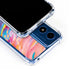 Rainbow Wave Brush Stroke by Etta Vee Moto G 5G (2024) Clear Case