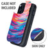 Rainbow Wave Brush Stroke by Etta Vee Otterbox Defender iPhone Skin