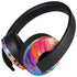 Rainbow Wave Brush Stroke by Etta Vee PlayStation 4 Gold Wireless Headset Skin