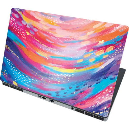 Rainbow Wave Brush Stroke by Etta Vee Dell Precision Skin