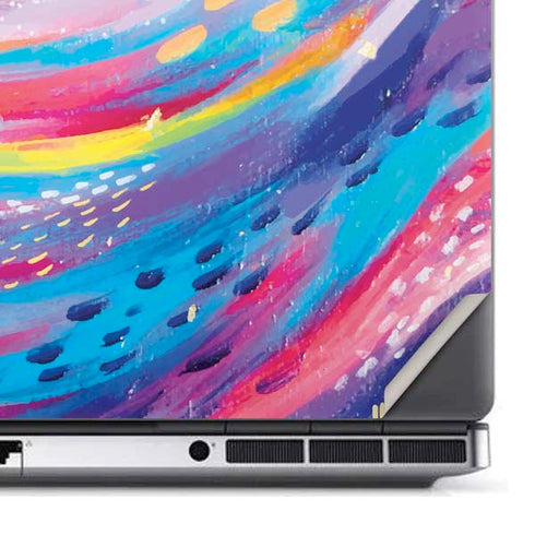 Rainbow Wave Brush Stroke by Etta Vee Dell Precision Skin
