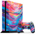 Rainbow Wave Brush Stroke by Etta Vee PlayStation PS4 Skins