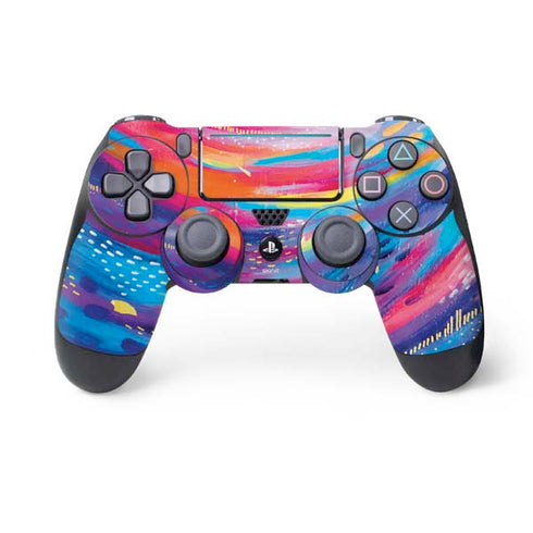 Rainbow Wave Brush Stroke by Etta Vee PlayStation PS4 Skins
