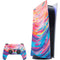Rainbow Wave Brush Stroke by Etta Vee PlayStation PS5 Skins