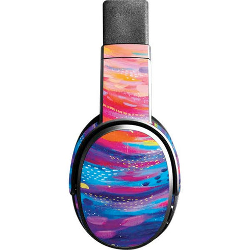 Rainbow Wave Brush Stroke by Etta Vee Skullcandy Crusher Wireless Skin