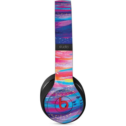 Rainbow Wave Brush Stroke by Etta Vee Studio Wireless Skin