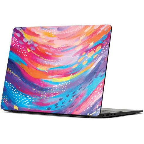 Rainbow Wave Brush Stroke by Etta Vee Surface Laptop 7 13.8in Skin