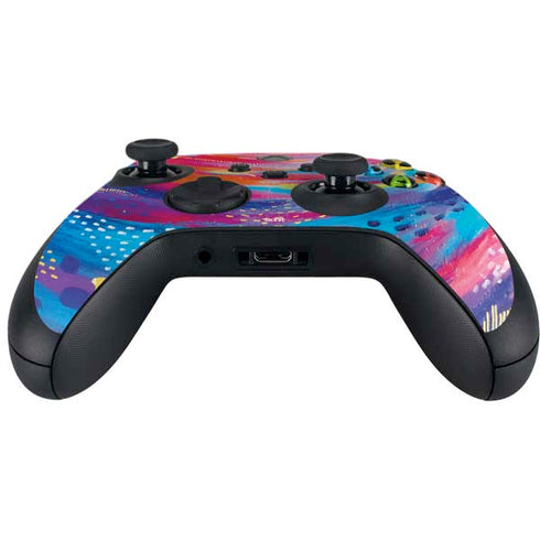 Rainbow Wave Brush Stroke by Etta Vee Xbox Series X Controller Skin