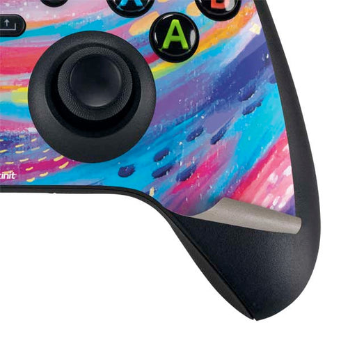 Rainbow Wave Brush Stroke by Etta Vee XBox Series X Digital Edition Bundle Skin