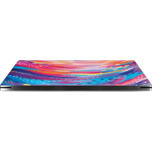 Rainbow Wave Brush Stroke by Etta Vee Dell XPS Skin