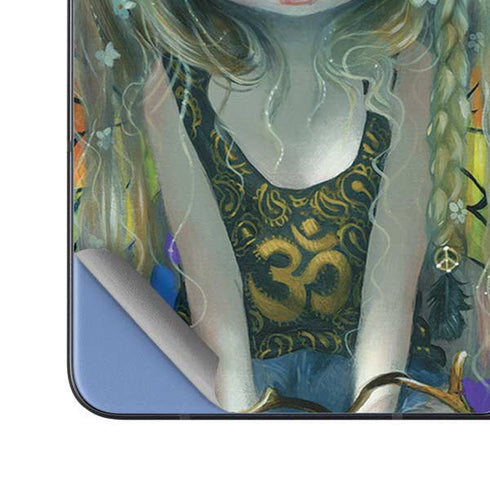 Rainbow Winged Yoga Fairy by Jasmine Becket-Griffith Galaxy Z Fold5 5G Skin