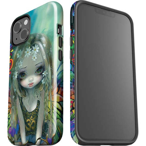 Rainbow Winged Yoga Fairy by Jasmine Becket-Griffith iPhone 15 Impact Case