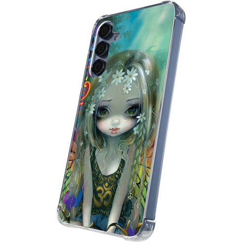 Rainbow Winged Yoga Fairy by Jasmine Becket-Griffith Galaxy A35 5G Clear Case