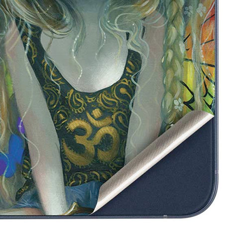 Rainbow Winged Yoga Fairy by Jasmine Becket-Griffith Galaxy A35 5G Skin