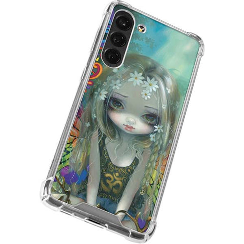 Rainbow Winged Yoga Fairy by Jasmine Becket-Griffith Galaxy S24 FE Clear Case