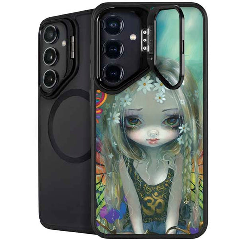 Rainbow Winged Yoga Fairy by Jasmine Becket-Griffith Galaxy S24 Kickstand Case