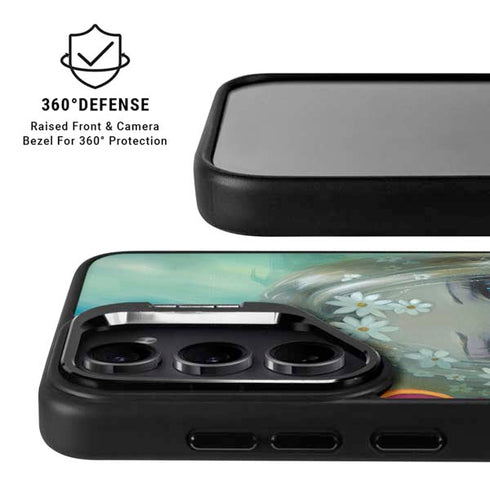 Rainbow Winged Yoga Fairy by Jasmine Becket-Griffith Galaxy S24 Kickstand Case