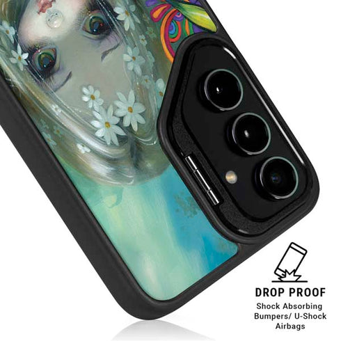 Rainbow Winged Yoga Fairy by Jasmine Becket-Griffith Galaxy S24 Plus Kickstand Case