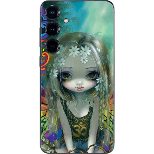 Rainbow Winged Yoga Fairy by Jasmine Becket-Griffith Galaxy S25 Skin