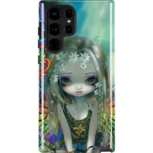 Rainbow Winged Yoga Fairy by Jasmine Becket-Griffith Galaxy S25 Ultra Impact Case