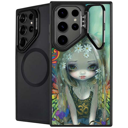 Rainbow Winged Yoga Fairy by Jasmine Becket-Griffith Galaxy S25 Ultra Kickstand Case